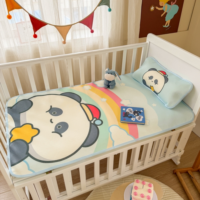 91家纺网 家纺一手货源 找家纺 潮邦创意家居 2026新款A类婴童可水洗冰藤软席-巴波布布系列【含A类检测报告】 巴波圈圈