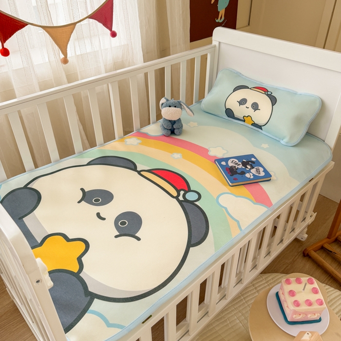 91家纺网 家纺一手货源 找家纺 潮邦创意家居 2026新款A类婴童可水洗冰藤软席-巴波布布系列【含A类检测报告】 巴波圈圈