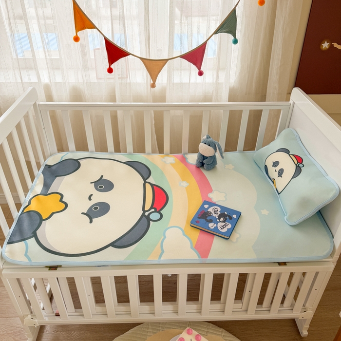 91家纺网 家纺一手货源 找家纺 潮邦创意家居 2026新款A类婴童可水洗冰藤软席-巴波布布系列【含A类检测报告】 巴波圈圈