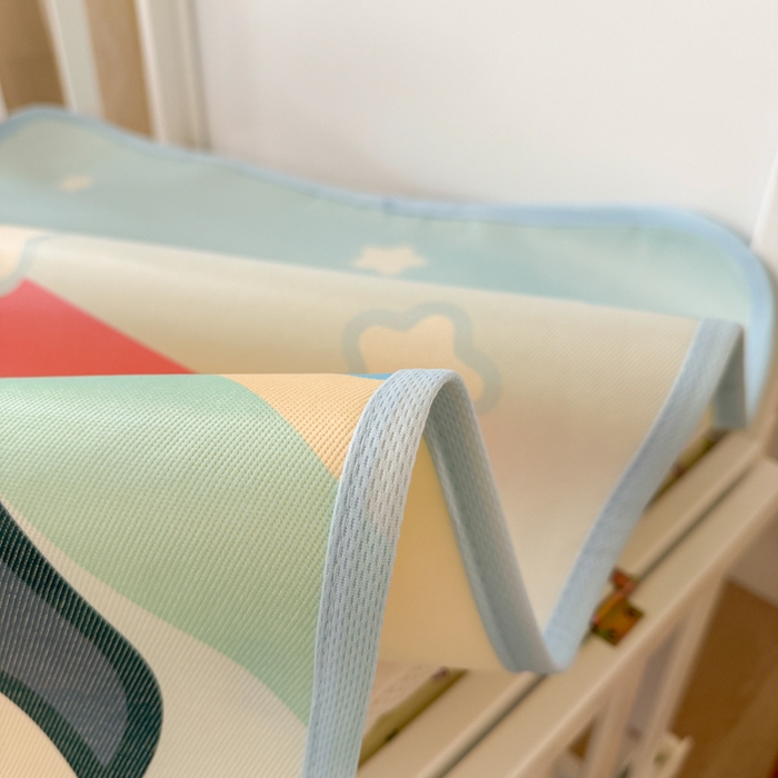 91家纺网 家纺一手货源 找家纺 潮邦创意家居 2026新款A类婴童可水洗冰藤软席-巴波布布系列【含A类检测报告】 巴波圈圈