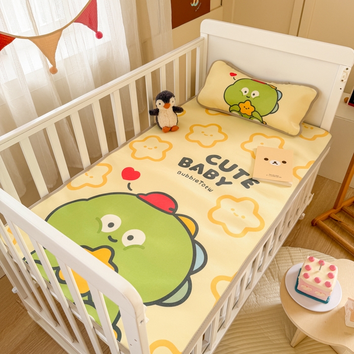 91家纺网 家纺一手货源 找家纺 潮邦创意家居 2026新款A类婴童可水洗冰藤软席-巴波布布系列【含A类检测报告】 巴波糖糖