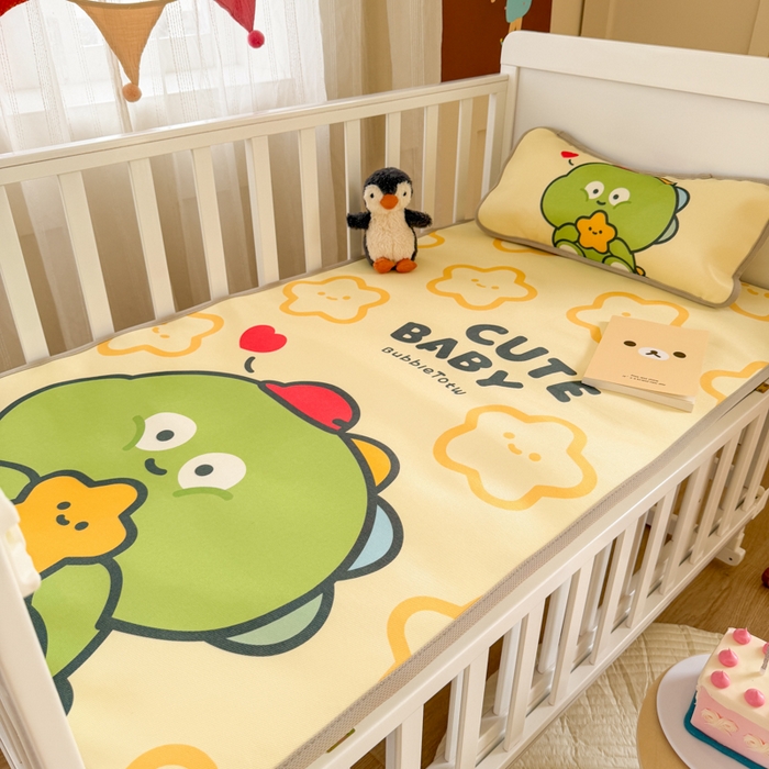 91家纺网 家纺一手货源 找家纺 潮邦创意家居 2026新款A类婴童可水洗冰藤软席-巴波布布系列【含A类检测报告】 巴波糖糖