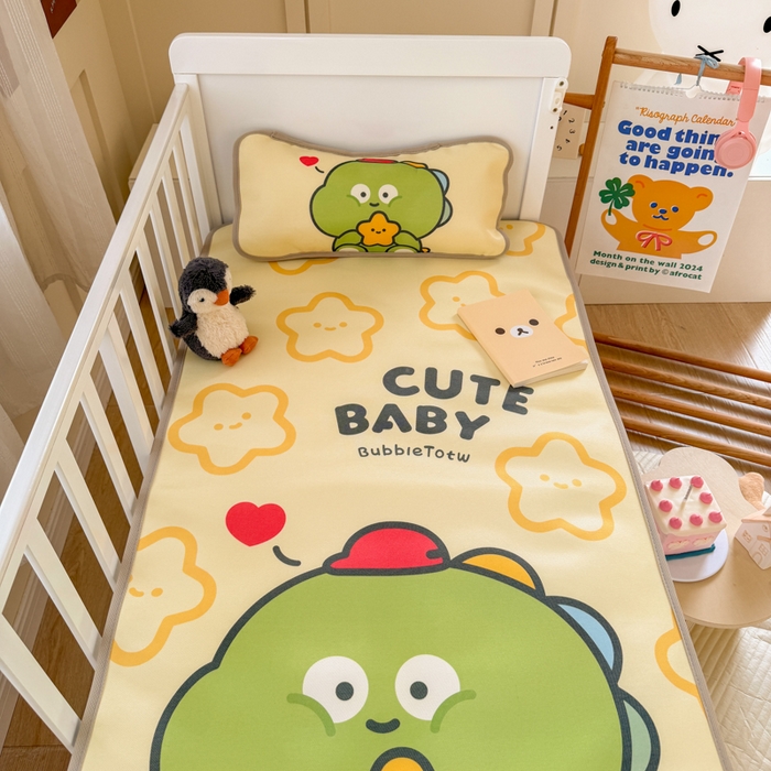 91家纺网 家纺一手货源 找家纺 潮邦创意家居 2026新款A类婴童可水洗冰藤软席-巴波布布系列【含A类检测报告】 巴波糖糖