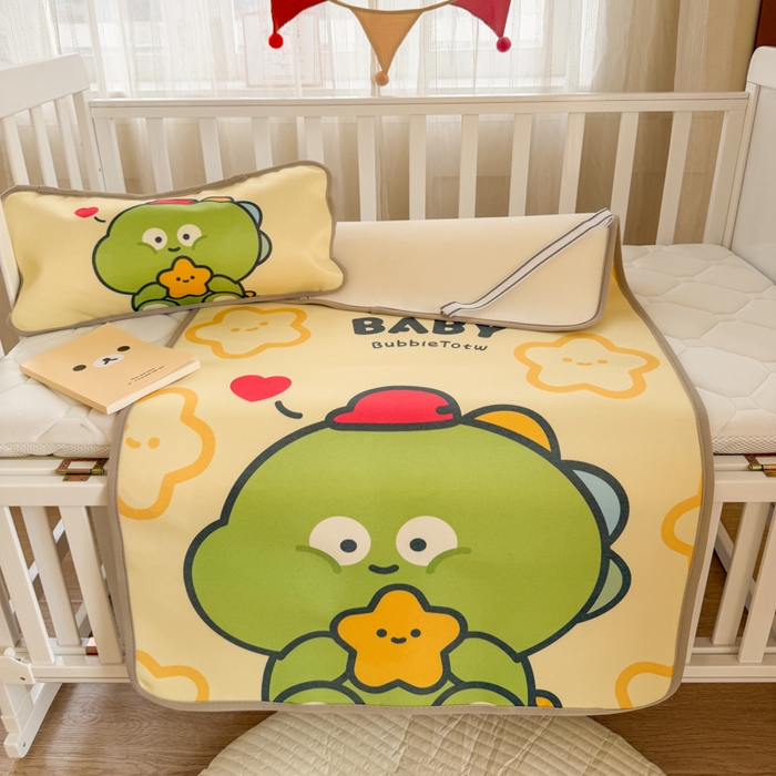 91家纺网 家纺一手货源 找家纺 潮邦创意家居 2026新款A类婴童可水洗冰藤软席-巴波布布系列【含A类检测报告】 巴波糖糖