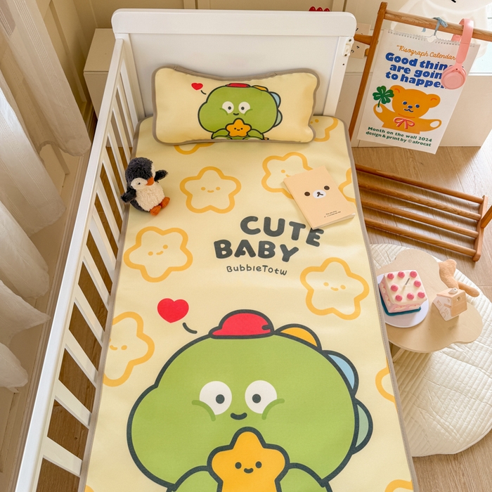 91家纺网 家纺一手货源 找家纺 潮邦创意家居 2026新款A类婴童可水洗冰藤软席-巴波布布系列【含A类检测报告】 巴波糖糖