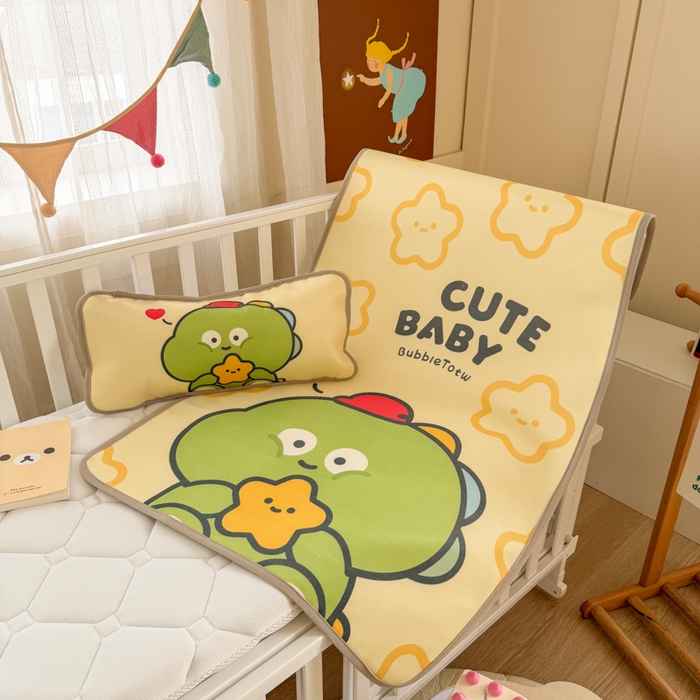 91家纺网 家纺一手货源 找家纺 潮邦创意家居 2026新款A类婴童可水洗冰藤软席-巴波布布系列【含A类检测报告】 巴波糖糖