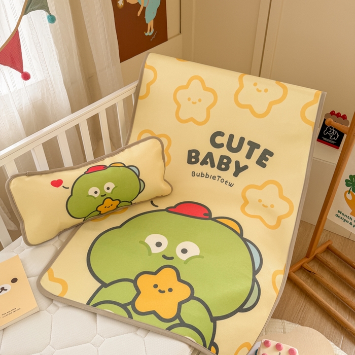 91家纺网 家纺一手货源 找家纺 潮邦创意家居 2026新款A类婴童可水洗冰藤软席-巴波布布系列【含A类检测报告】 巴波糖糖