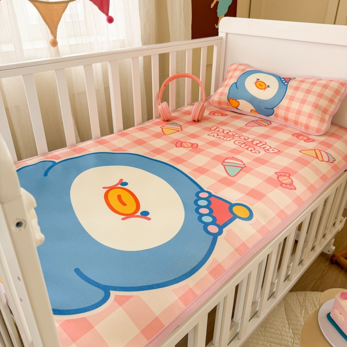 91家纺网 家纺一手货源 找家纺 潮邦创意家居 2026新款A类婴童可水洗冰藤软席-巴波布布系列【含A类检测报告】 巴波熙熙