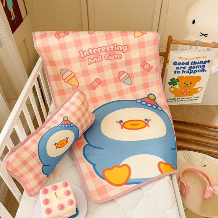 91家纺网 家纺一手货源 找家纺 潮邦创意家居 2026新款A类婴童可水洗冰藤软席-巴波布布系列【含A类检测报告】 巴波熙熙