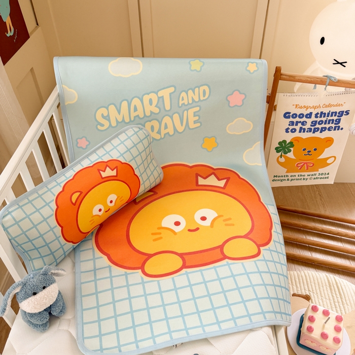 91家纺网 家纺一手货源 找家纺 潮邦创意家居 2026新款A类婴童可水洗冰藤软席-巴波布布系列【含A类检测报告】 巴波星星