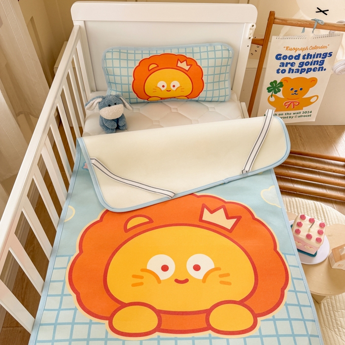 91家纺网 家纺一手货源 找家纺 潮邦创意家居 2026新款A类婴童可水洗冰藤软席-巴波布布系列【含A类检测报告】 巴波星星