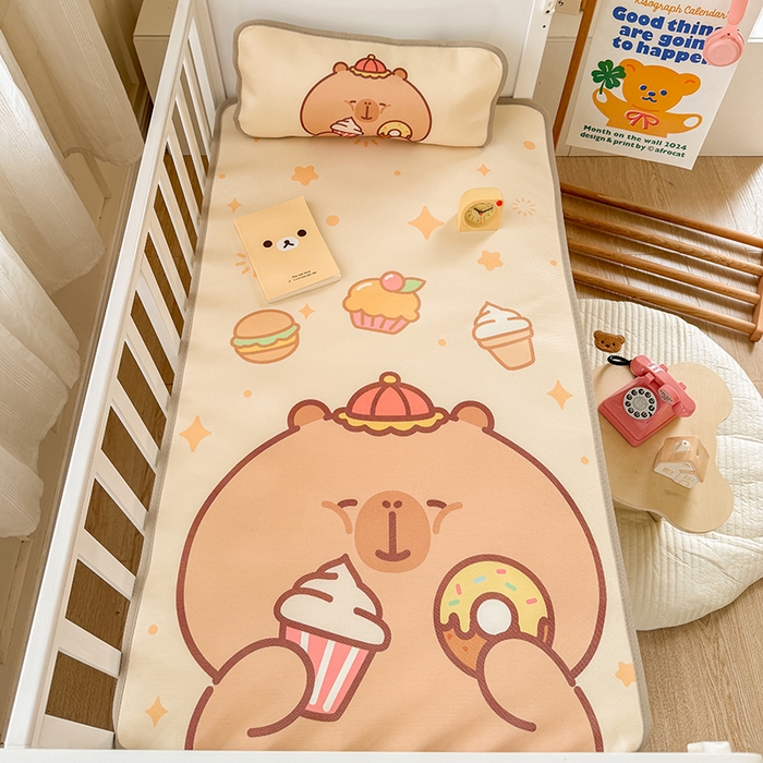 潮邦创意家居 2026新款A类婴童可水洗冰藤软席-巴波布布系列【含A类检测报告】 巴波芽芽