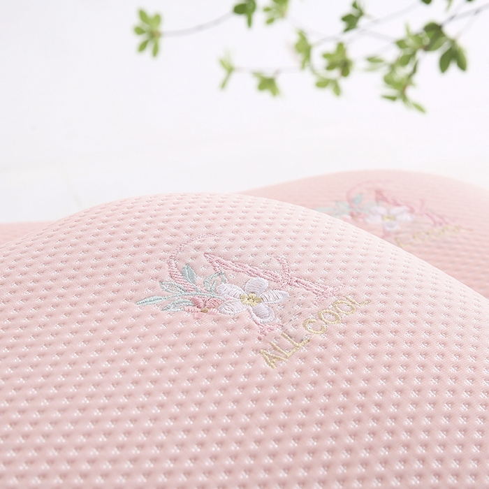 91家纺网 家纺一手货源 找家纺 土多多枕芯 2026新款猫肚记忆夏凉枕夏凉枕夏天凉枕头竹枕头冰丝枕套藤枕头冰藤枕记忆枕 粉色