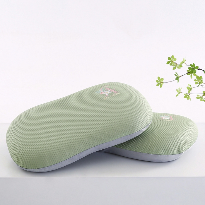 91家纺网 家纺一手货源 找家纺 土多多枕芯 2026新款猫肚记忆夏凉枕夏凉枕夏天凉枕头竹枕头冰丝枕套藤枕头冰藤枕记忆枕 绿色