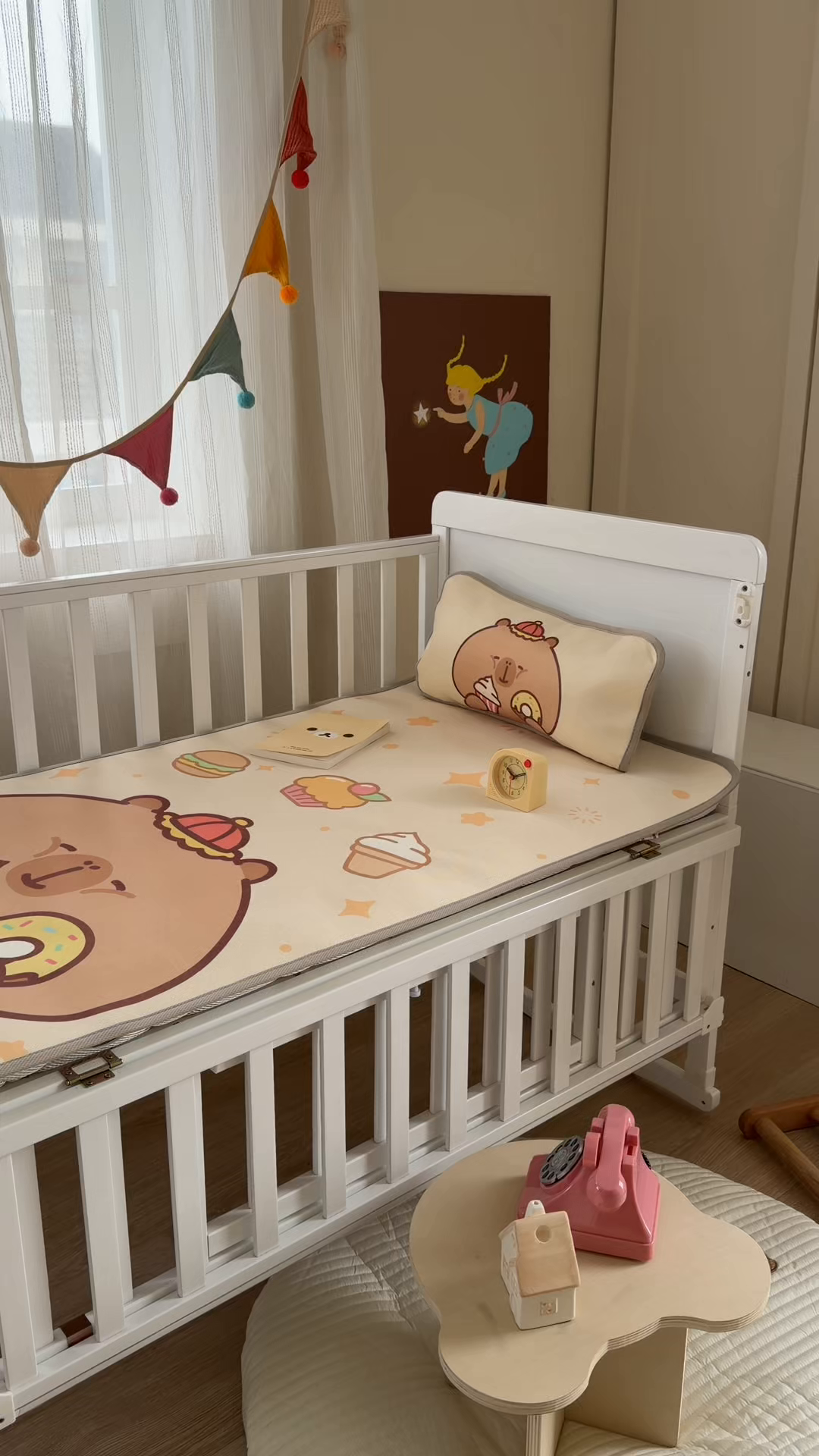 91家纺网 家纺一手货源 找家纺 潮邦创意家居 2026新款A类婴童可水洗冰藤软席-巴波布布系列【含A类检测报告】 巴波芽芽