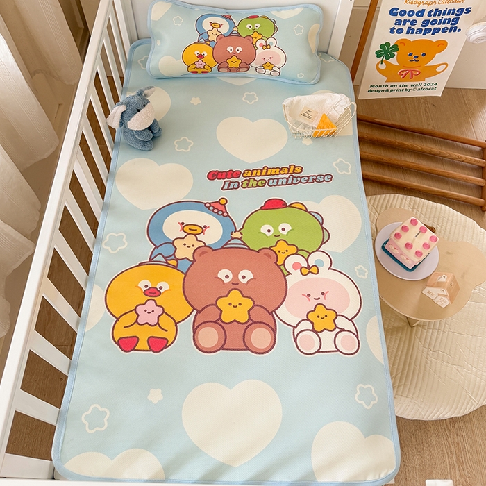 潮邦创意家居 2026新款A类婴童可水洗冰藤软席-巴波布布系列【含A类检测报告】 啵啵团