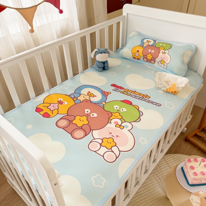 91家纺网 家纺一手货源 找家纺 潮邦创意家居 2026新款A类婴童可水洗冰藤软席-巴波布布系列【含A类检测报告】 啵啵团