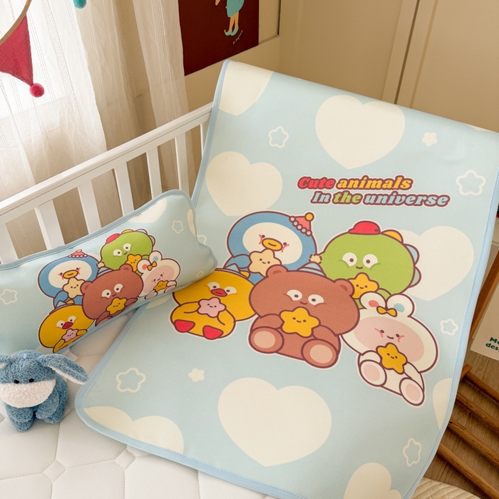 91家纺网 家纺一手货源 找家纺 潮邦创意家居 2026新款A类婴童可水洗冰藤软席-巴波布布系列【含A类检测报告】 啵啵团