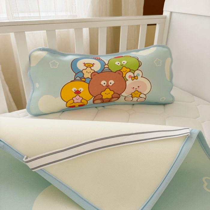 91家纺网 家纺一手货源 找家纺 潮邦创意家居 2026新款A类婴童可水洗冰藤软席-巴波布布系列【含A类检测报告】 啵啵团