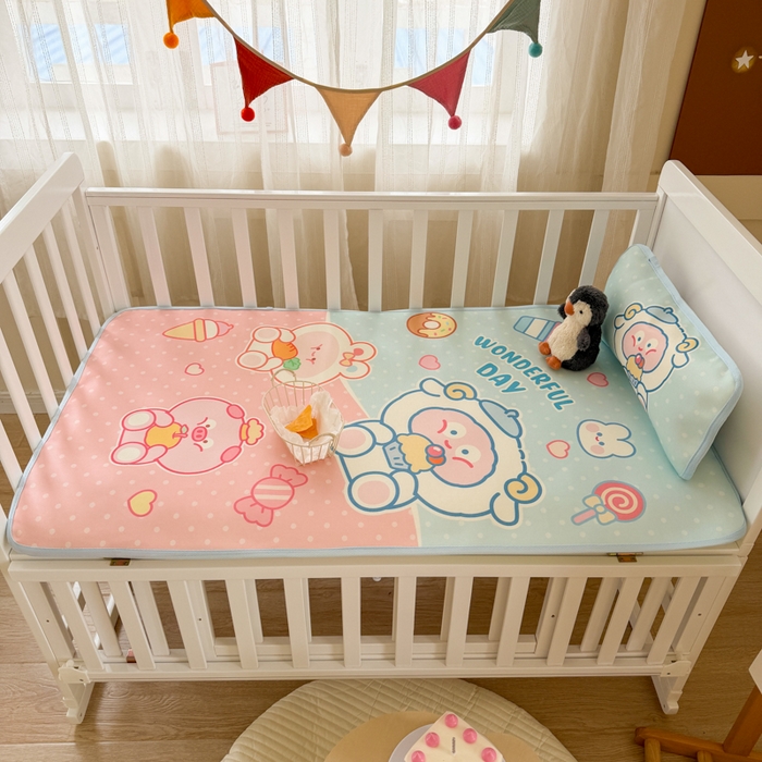 91家纺网 家纺一手货源 找家纺 潮邦创意家居 2026新款A类婴童可水洗冰藤软席-巴波布布系列【含A类检测报告】 米朵桃桃