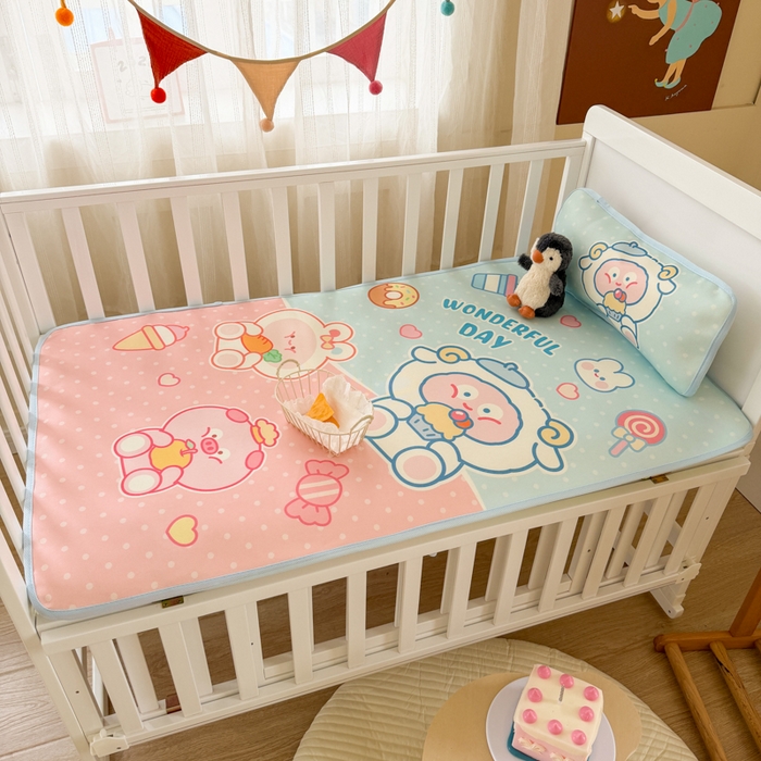 91家纺网 家纺一手货源 找家纺 潮邦创意家居 2026新款A类婴童可水洗冰藤软席-巴波布布系列【含A类检测报告】 米朵桃桃