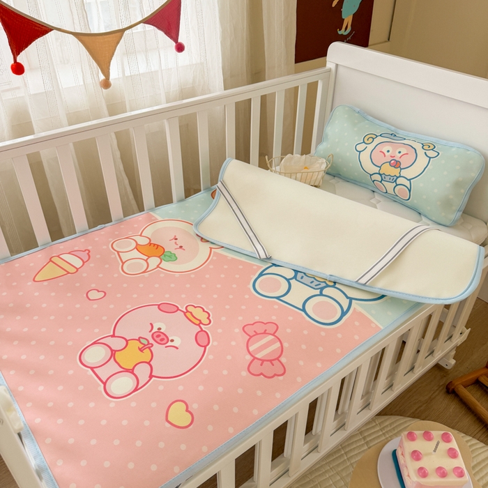 91家纺网 家纺一手货源 找家纺 潮邦创意家居 2026新款A类婴童可水洗冰藤软席-巴波布布系列【含A类检测报告】 米朵桃桃