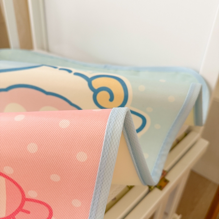 91家纺网 家纺一手货源 找家纺 潮邦创意家居 2026新款A类婴童可水洗冰藤软席-巴波布布系列【含A类检测报告】 米朵桃桃