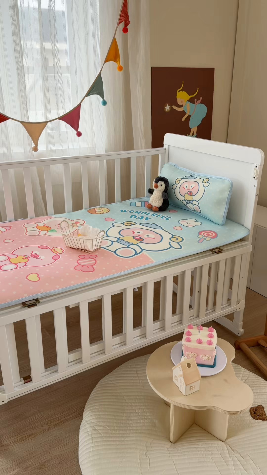 91家纺网 家纺一手货源 找家纺 潮邦创意家居 2026新款A类婴童可水洗冰藤软席-巴波布布系列【含A类检测报告】 米朵桃桃