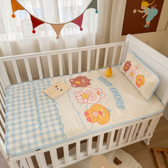 91家纺网 家纺一手货源 找家纺 潮邦创意家居 2026新款A类婴童可水洗冰藤软席-巴波布布系列【含A类检测报告】 糯糯桃桃