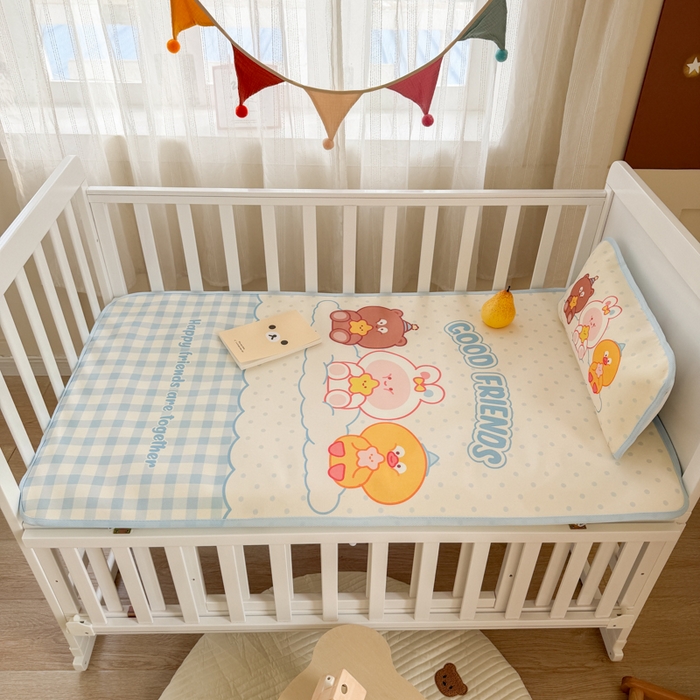 91家纺网 家纺一手货源 找家纺 潮邦创意家居 2026新款A类婴童可水洗冰藤软席-巴波布布系列【含A类检测报告】 糯糯桃桃