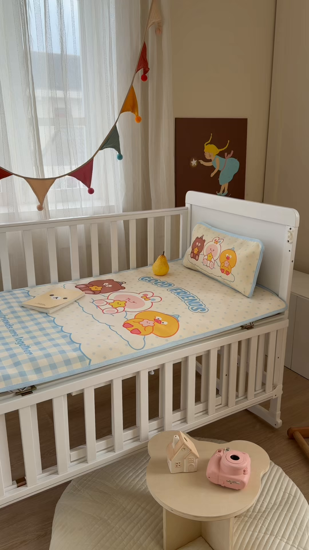 91家纺网 家纺一手货源 找家纺 潮邦创意家居 2026新款A类婴童可水洗冰藤软席-巴波布布系列【含A类检测报告】 糯糯桃桃