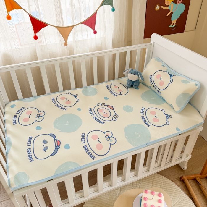 91家纺网 家纺一手货源 找家纺 潮邦创意家居 2026新款A类婴童可水洗冰藤软席-巴波布布系列【含A类检测报告】 桃桃圈圈