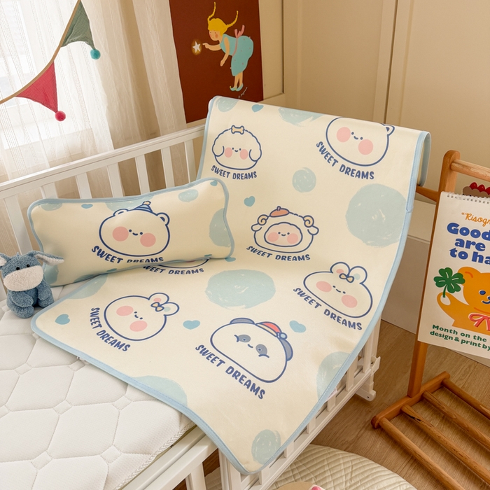 91家纺网 家纺一手货源 找家纺 潮邦创意家居 2026新款A类婴童可水洗冰藤软席-巴波布布系列【含A类检测报告】 桃桃圈圈