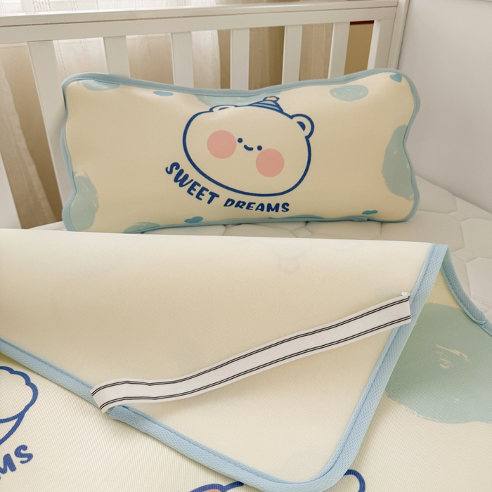 91家纺网 家纺一手货源 找家纺 潮邦创意家居 2026新款A类婴童可水洗冰藤软席-巴波布布系列【含A类检测报告】 桃桃圈圈