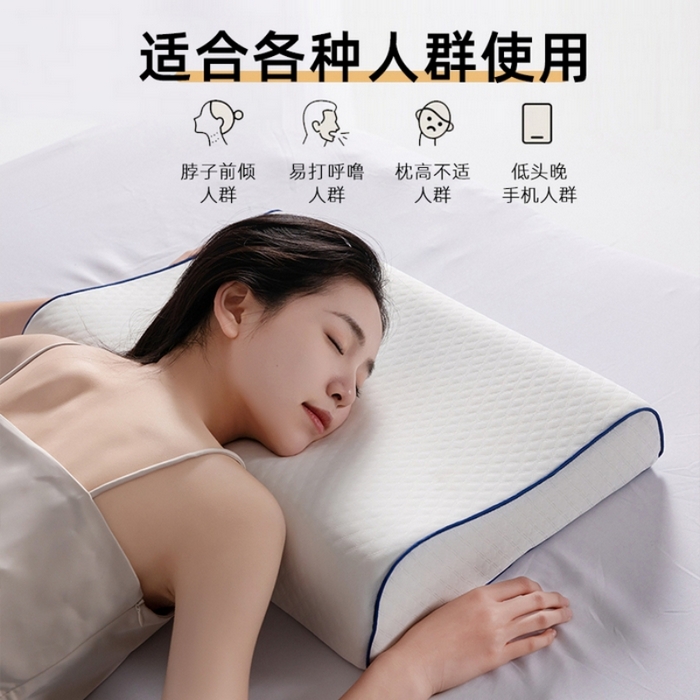 91家纺网 家纺一手货源 找家纺 （总）土多多枕芯  2026新款蓝边水立方太空记忆枕枕头枕芯