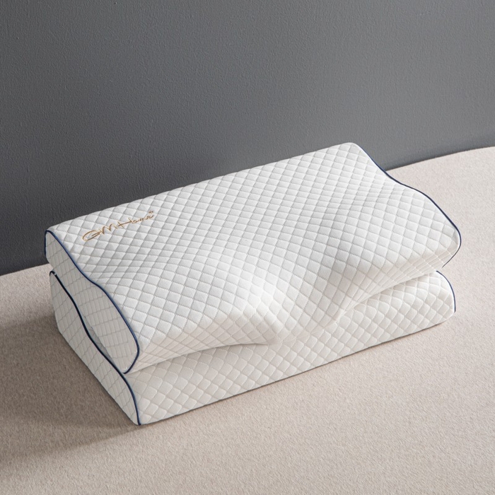 91家纺网 家纺一手货源 找家纺 （总）土多多枕芯  2026新款刺绣记忆蝶形枕枕头枕芯