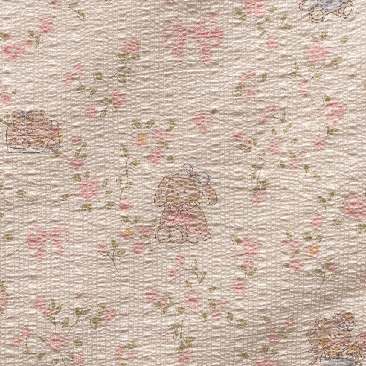 91家纺网 家纺一手货源 找家纺 优承佳生活馆 2026新款超柔高克重泡芙纱蝴蝶结全棉花边夏被套件单夏被 花清梦