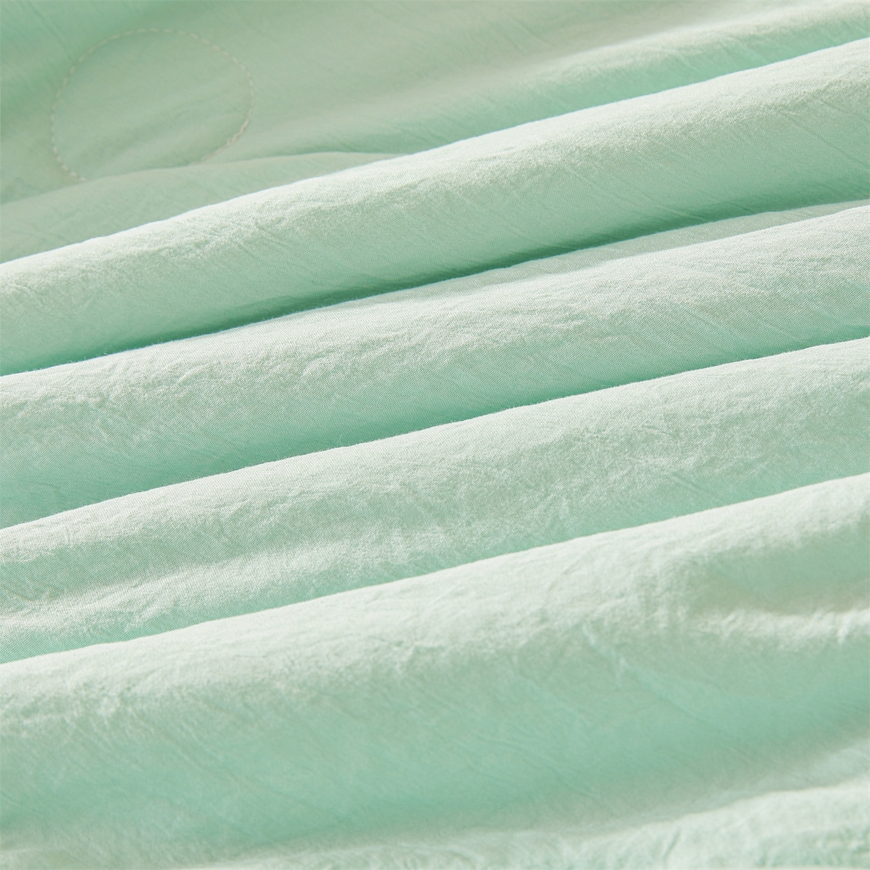 91家纺网 家纺一手货源 找家纺 易博家纺 2026新款100%新疆棉花被夏被无印夏凉被空调被薄被被芯被子可水洗可机洗 新疆棉花-果绿