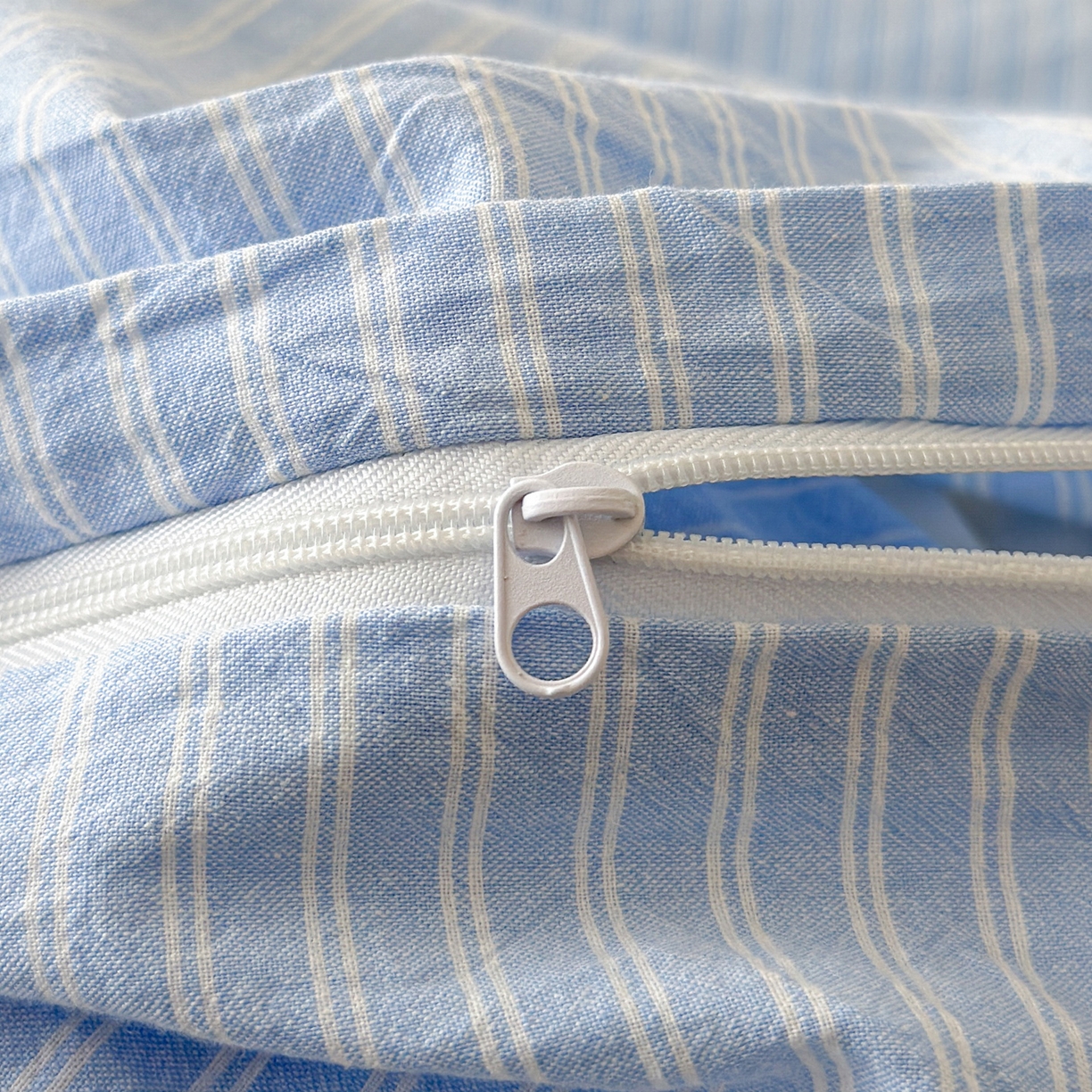 91家纺网 家纺一手货源 找家纺 （总）玖弘家居 2026新款亲肤水洗棉四件套-糖果条(枕套默认混搭)