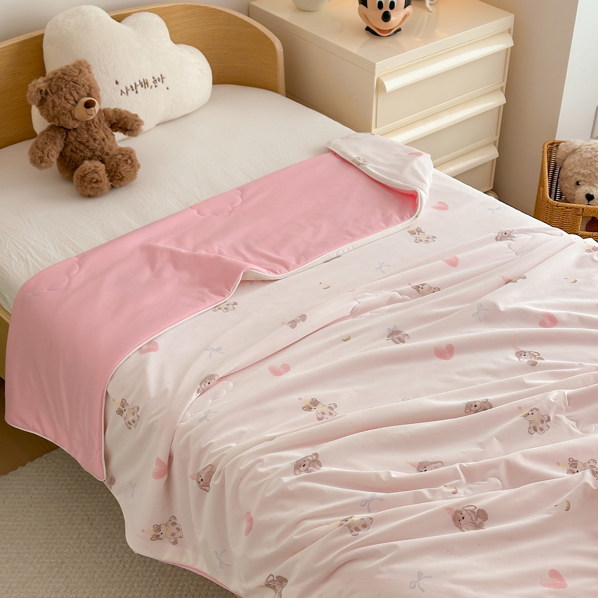 91家纺网 家纺一手货源 找家纺 （总）嗨生活 2026年新款凉感针织儿童双感夏被 幼儿园星星夏被