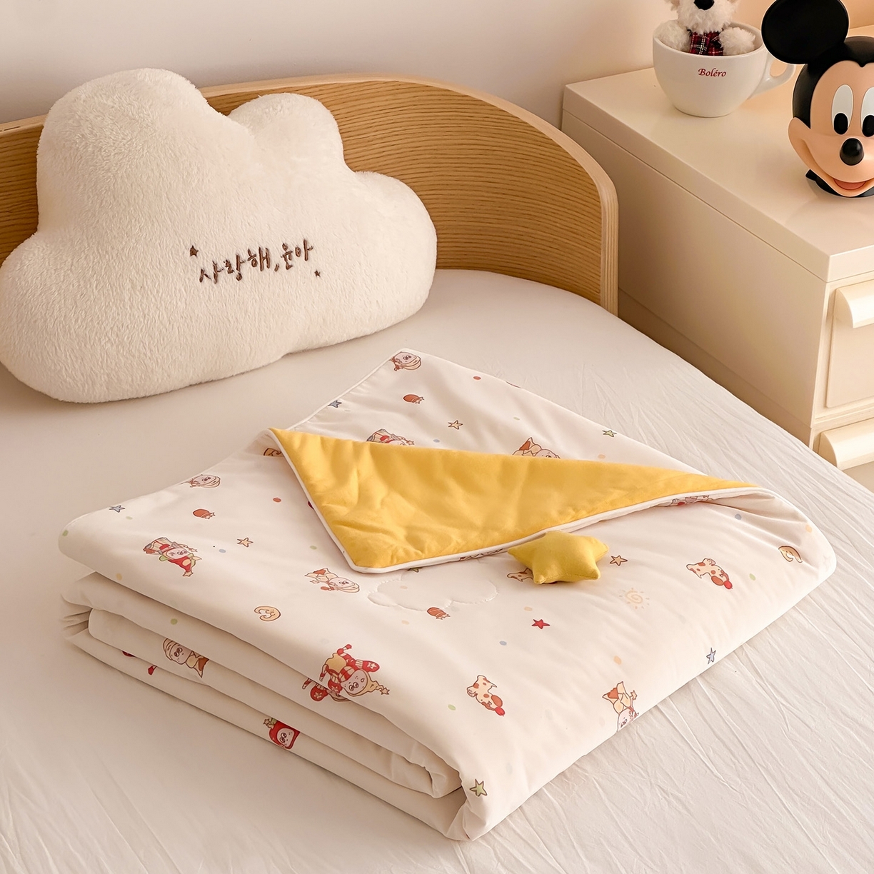 嗨生活 2026年新款凉感针织儿童双感夏被 幼儿园星星夏被 星星被-星乐乐