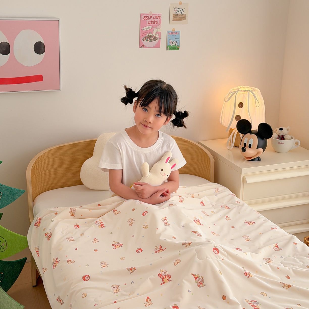 91家纺网 家纺一手货源 找家纺 嗨生活 2026年新款凉感针织儿童双感夏被 幼儿园星星夏被 星星被-星乐乐