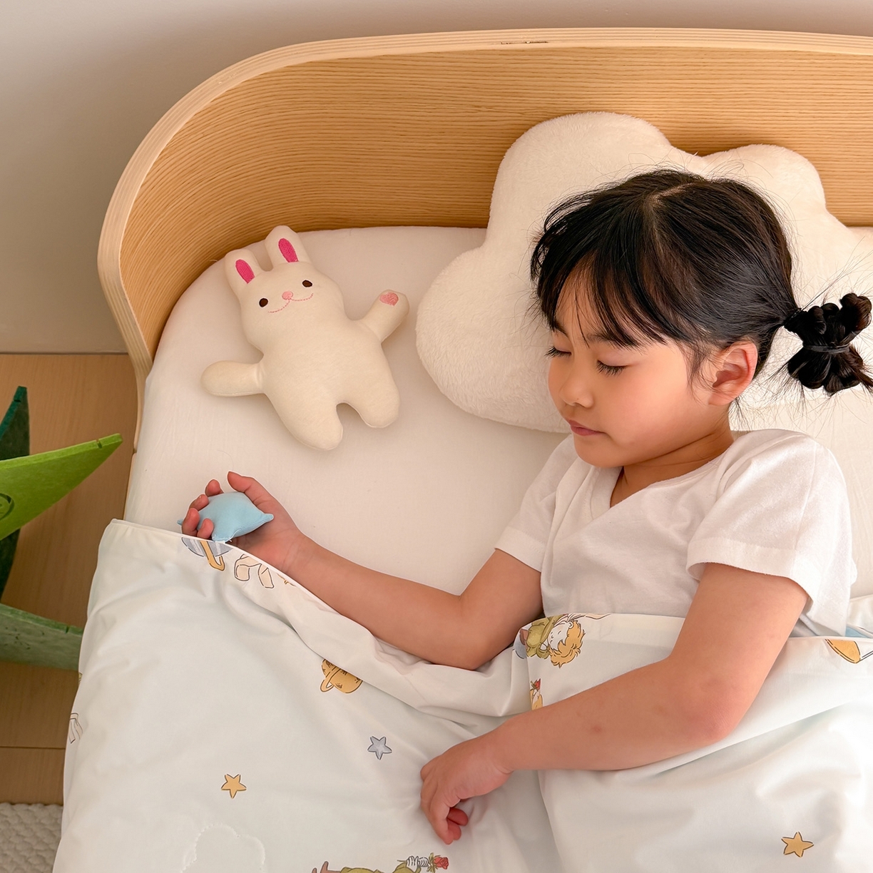 91家纺网 家纺一手货源 找家纺 嗨生活 2026年新款凉感针织儿童双感夏被 幼儿园星星夏被 星星被-小王子