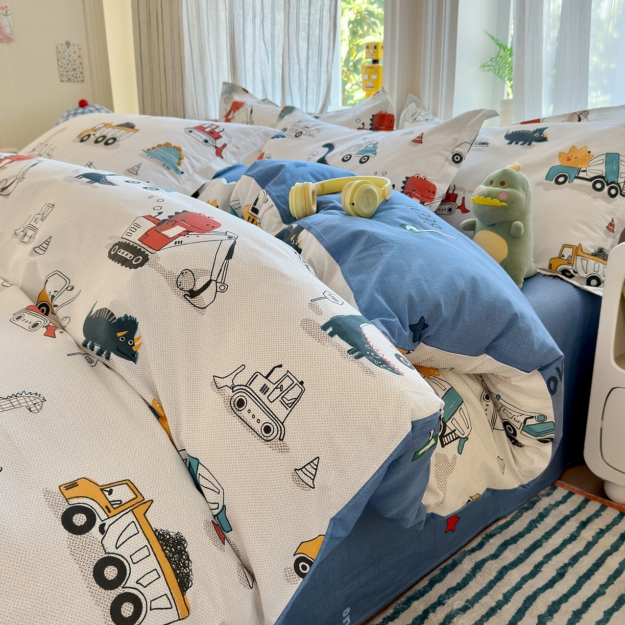 （总）金盛纺 2025新款全棉印花四件套