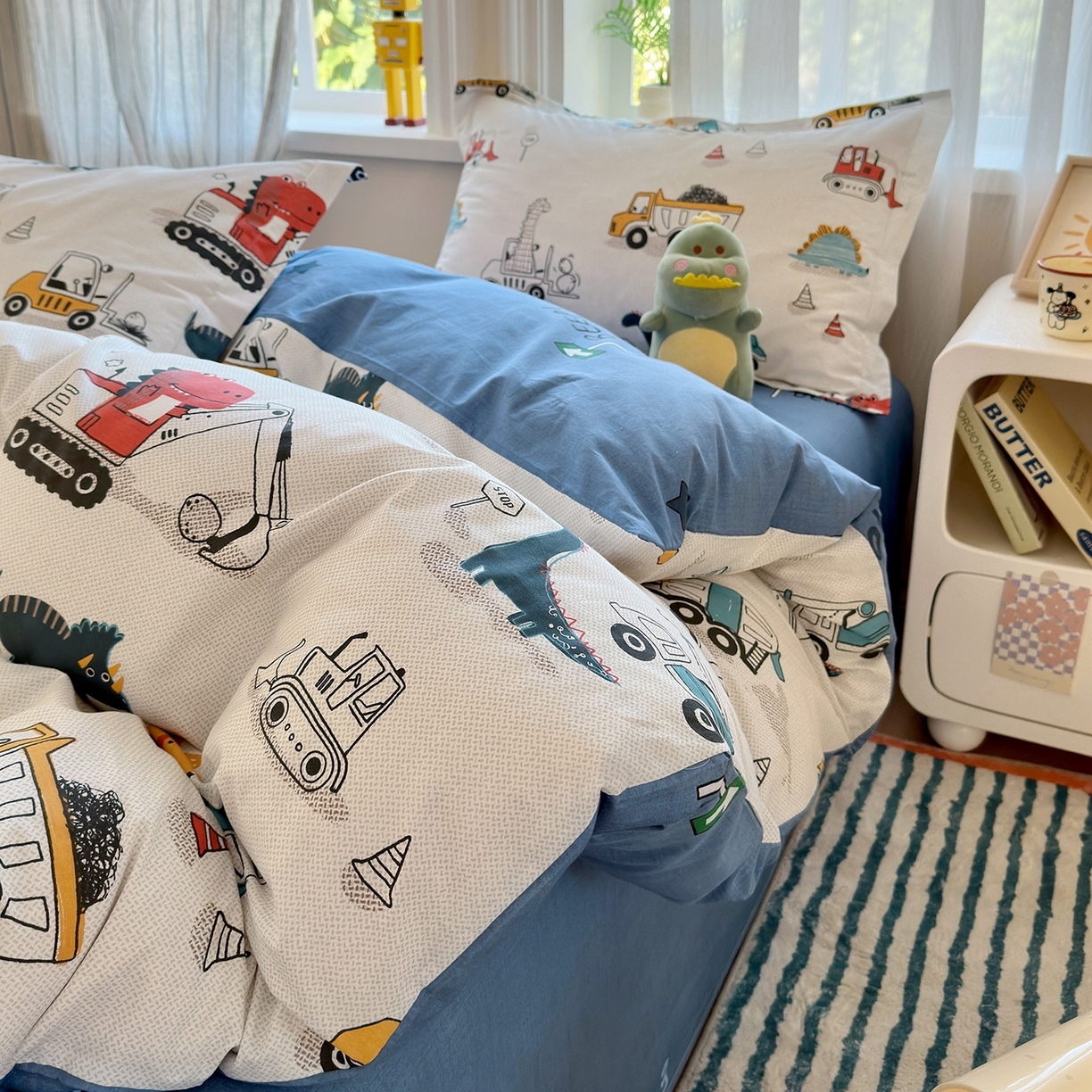 91家纺网 家纺一手货源 找家纺 （总）金盛纺 2025新款全棉印花四件套