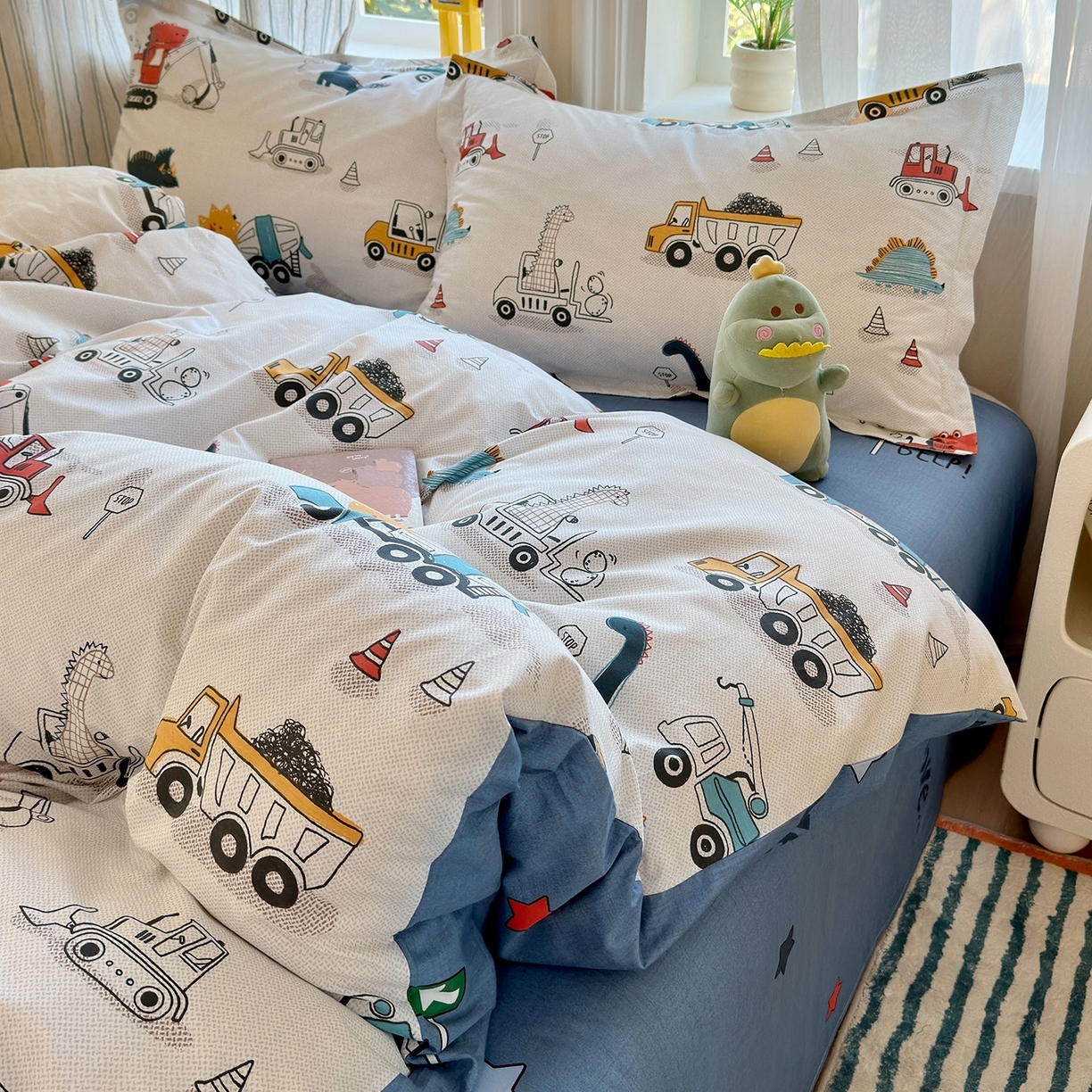 91家纺网 家纺一手货源 找家纺 （总）金盛纺 2025新款全棉印花四件套