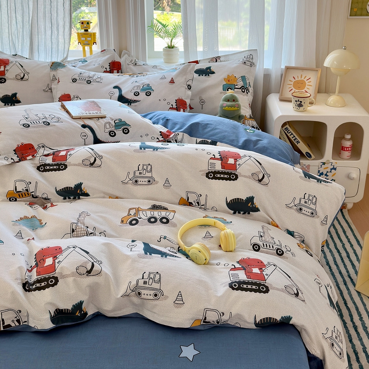 91家纺网 家纺一手货源 找家纺 （总）金盛纺 2025新款全棉印花四件套