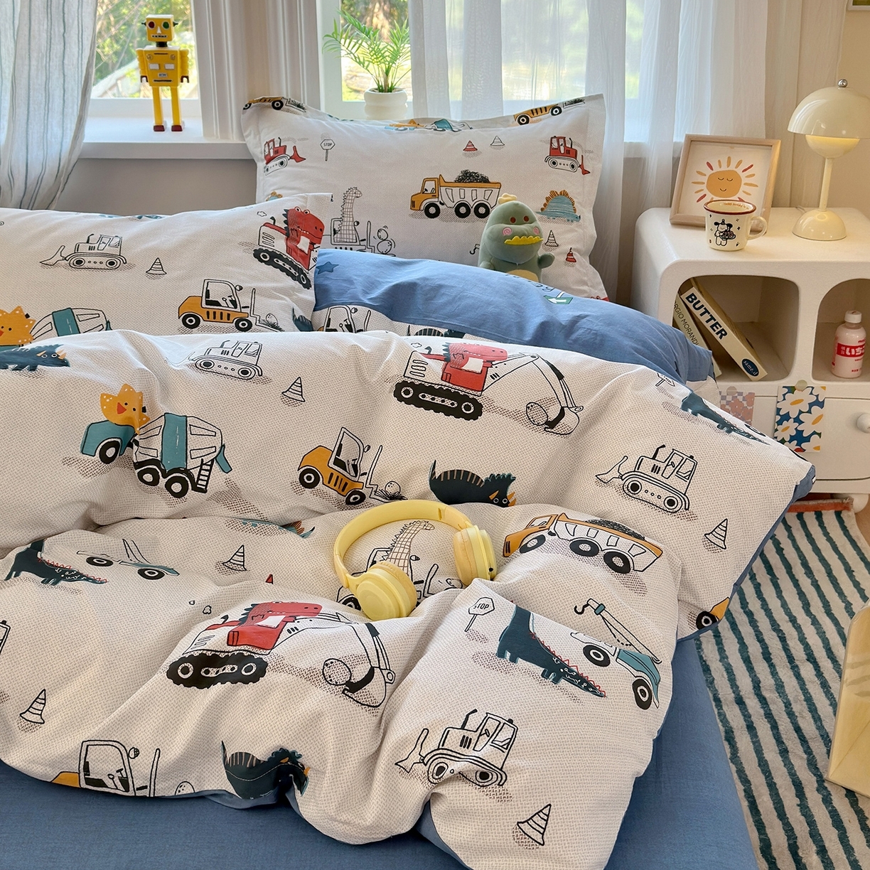 91家纺网 家纺一手货源 找家纺 （总）金盛纺 2025新款全棉印花四件套