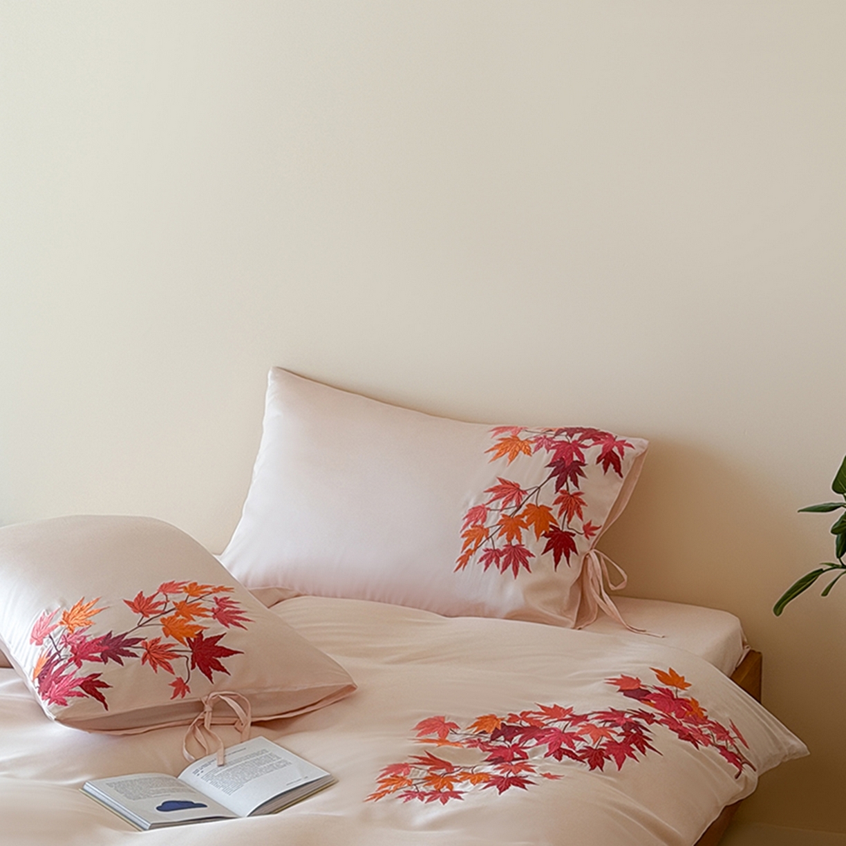 91家纺网 家纺一手货源 找家纺 （总）波比可可 2026春夏新款60支莱赛尔兰精天丝绣花刺绣四件套