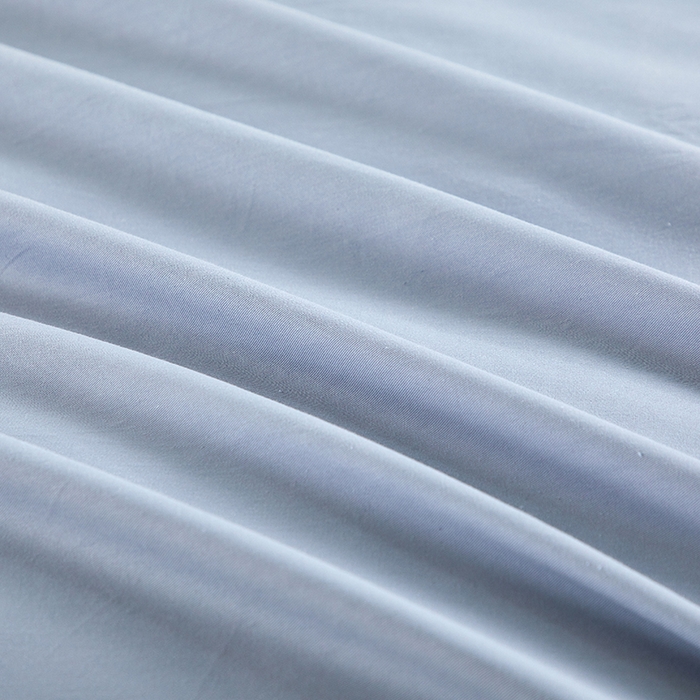 91家纺网 家纺一手货源 找家纺 有点武功 2026新款全棉纯棉40支13372纯色双拼四件套 天青色+宾利蓝